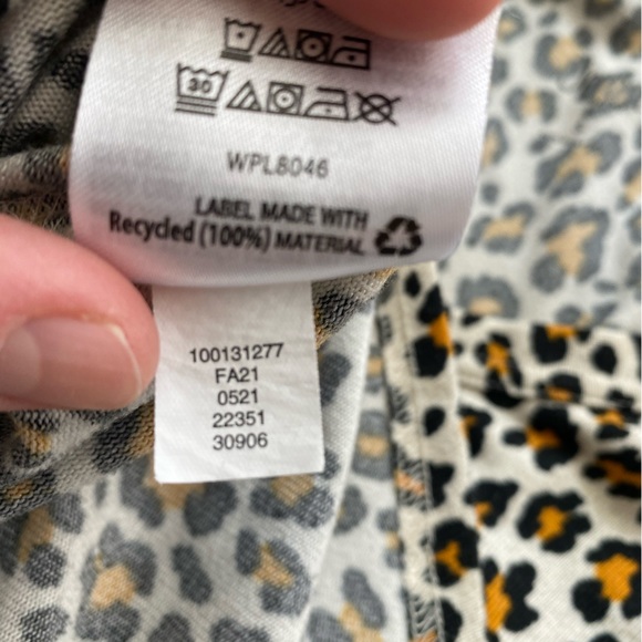 NEW Jenni Cheetah Pajama Dress size Small - Picture 10 of 10